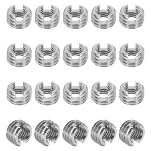 PATIKIL �Z���t�^�b�s���O�X���b�h�C���T�[�g 20�� M6 x M10 x 6mm 303�X�e�����X�|�X���b�h�A�_�v�^�[���f���[�T�[�X���b�g�t���X�N�����[�C���C���T�[�g�i�b�g�X���[�u