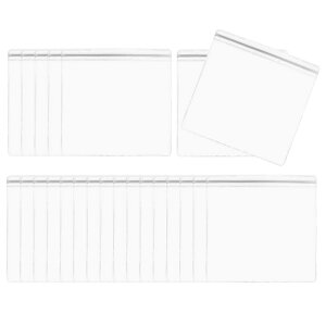 PATIKIL Ύ_̖h~obO 100 PVC  ϐFh~ ۊǃWbp[obO  CO w lbNXȂǍp 15 x 15 cm NA