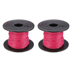 uxcell 22AWGC[ 22Q[WXgfbhC[ PVCtbNAbvC[ UL1007߂C[ 30m/100ft  Xv[t ڑC[