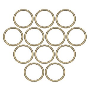 uxcell 32�� O�����O�o�b�N�� 32mm/1.3" ���a 3.8mm ���� �������� �I�[�v�j���O O�����O�N ���X�v�N���b�v �N���t�g �L�[�����O �o�b�O �X�g���b�v �x���g DIY �A�N�Z�T���[ �u�����Y