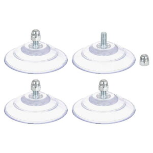 uxcell KXpz4Zbg 90mm/3.5" a NAPVC KXzՃpbh M8 x 18mm ˂t EBhE oX[ hA KX ԗp 悯