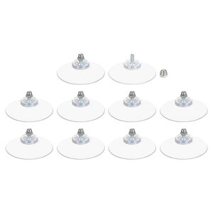 uxcell KXpz10Zbg 50mm/2" a NAPVC EBhEKXzՃpbh M4 x 10mm ˂t EBhE oX[ hA KX ԗp 悯