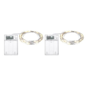 uxcell 2pbNLEDtFA[Cg obe[ 30LED 10tB[g gF ~jh sJsJƂʃCg DIYz[EFfBONX}Xp[eB[p