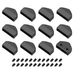 uxcell 12�� �����x���g�o�b�N���G���h�`�b�v 0.63"�� �܊p�`�E�F�r���O�W�b�p�[�`�b�v�N���b�v�o�b�N�� DIY�ٖD�N���t�g���z�x���g�C���p �l�W�t�� ���^���b�N��