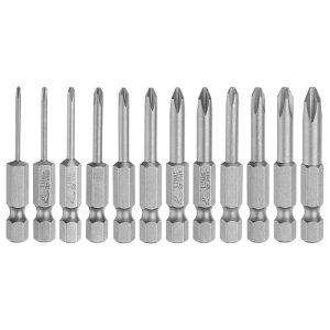 uxcell 12�� �v���X�h���C�o�[�r�b�g PH00(1.6) PH0(2.0) PH1(2.5/3.0/3.5/4.0/4.5/5.0) PH2(4.0/4.5/5.0/6.0) S2�| 1/4 �Z�p�V�����N 2 ���� ���C�N���X�w�b�h�p���[�h�����r�b�g