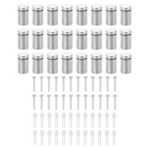 uxcell 24 X^hItXN[ 3/4" x 1.18" XeX|LXN[ǃX^hIt}Egn[hEFA ANzKXŔ| Vo[