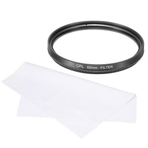 uxcell 62mm �~�Ό��t�B���^�[ ���ʃ}���`���C���[�R�[�e�B���O�Ό��t�B���^�[ �J���������Y�p�N���[�j���O�N���X�t��