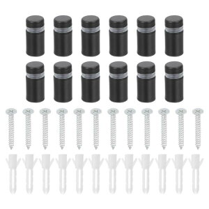 uxcell 12 X^hItXN[ 1/2" x 0.8" XeX|LXN[ǃX^hIt}Egn[hEFA ANzKXŔ|p 