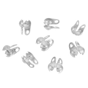 uxcell 20��2.4mm�R�[�h�G���h�I�[�v�� �N�����V�F���G���h�L���b�v �r�[�Y��[�J�o�[ �r�[�Y�G���h�L���b�v DIY�u���X���b�g�l�b�N���X��ΐ���p�N�����v�r�[�Y�J���b�g�G���h���уJ�o�[ �V