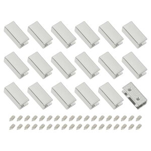 uxcell 18�� ���^���x���g�o�b�N���G���h�`�b�v 0.75"�� �����`�E�F�r���O�W�b�p�[�`�b�v�N���b�v�o�b�N�� DIY�ٖD�N���t�g���z�x���g�C���p �l�W�t�� �V���o�[�g�[��