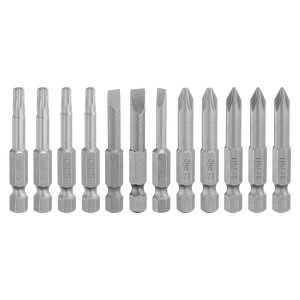 uxcell 12�� �X�N�����[�h���C�o�[�r�b�g�Z�b�g SL3/4/5/6 PH1(6.0) PH2(6.0) T20/T25 S2�| 1/4 �Z�p�V�����N 2 ���� ���C�X���b�g�h�v���X�g���N�X�w�b�h�p���[�h�����r�b�g