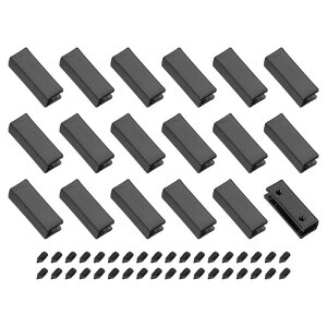 uxcell 18�� �����x���g�o�b�N���G���h�`�b�v 0.98"�� �����`�E�F�r���O�W�b�p�[�`�b�v�N���b�v�o�b�N�� DIY�ٖD�N���t�g���z�x���g�C���p �l�W�t�� ���^���b�N��