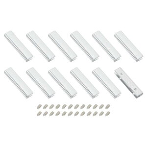 uxcell 12�� ���^���x���g�o�b�N���G���h�`�b�v 1.54"�� �����`�E�F�r���O�W�b�p�[�`�b�v�N���b�v�o�b�N�� DIY�ٖD�N���t�g���z�x���g�C���p�l�W�t�� �V���o�[