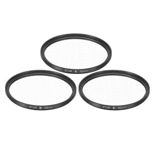 uxcell 62mm �X�^�[�����Y�t�B���^�[ 1�Z�b�g �X�^�[�o�[�X�g�����Y�t�B���^�[ 4�_ 6�_ 8�_ �X�^�[�J���������Y�t�B���^�[ ��i �K���X�H�|
