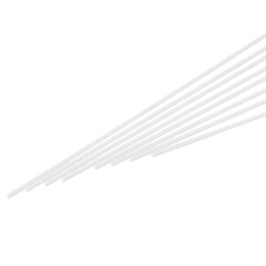 uxcell 10�� AB S�v���X�`�b�N���b�h�X�N�G�A�\���b�h�o�[3/64" x 10"�z���C�g�X���[�X�v���X�`�b�N�`���[�u���b�h ���胂�f���ޗ� DIY�T���h�e�[�u�� ���z�͌^����p