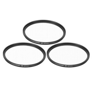 uxcell 67mm �X�^�[�����Y�t�B���^�[ 1�Z�b�g �X�^�[�o�[�X�g�����Y�t�B���^�[ 4�_ 6�_ 8�_ �X�^�[�J���������Y�t�B���^�[ ��i �K���X�H�|�i