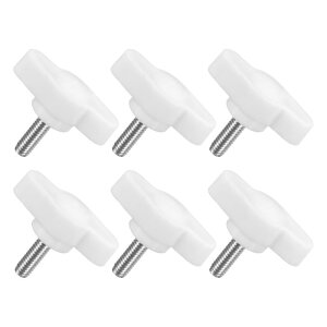 uxcell 6�̃e�B�[�E�B���O�m�u�e�w�l�W M4 x 12mm�N�����s���O�X�N�����[�m�u���X�X���b�h304�X�e�����X�X�`�[��T���^�e�w�l�W�n���h��27mm���a �n���h���߃m�u�����p �z���C�g
