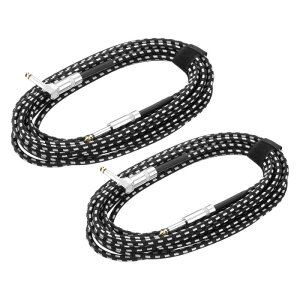 uxcell 2M^[ CXgDg P[u 20 tB[g 1/4" to 1/4" 6.35mm Xg[g to CgAO WbN XeI I[fBI C^[RlNg R[h oXh C for M^[ 