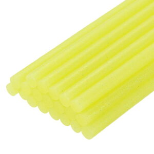 uxcell �z�b�g�����g�O���[�K���X�e�B�b�N 200mm��×7mm���a �z�b�g�O���[�K���p DIY�N���t�g�v���W�F�N�g��V�[�����O�ɍœK �O���b�^�[�C�G���[ 20��