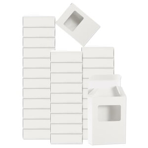 uxcell 32̐ΌpbP[W{bNX 2.6x3.5x1.2" NtgΌ{bNX EBhEt ~jΌv[g g[g Mtg{bNX x[J[ LfB pbP[WO ifBXv