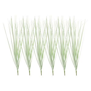uxcell 6�̐l�H�ŐA�� 20.5�̃v���X�`�b�N���U�̏������̗΂̖΂� ���O�p�l�H�΂� �ƒ�p���̑����p�̋U�̖΂� ���C�g��