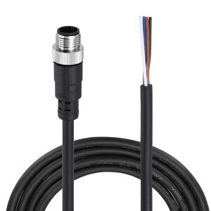 uxcell M12 5�s�� �X�g���[�g �I�X�^ �q��p�R�l�N�^�P�[�u�� 9.8ft �h��IP67 �q��p�Z���T�[�d�C�P�[�u��