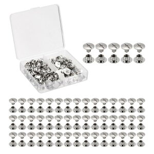 uxcell 50Zbg̃VJSXN[U[xbg M5 3/16"xgoCfBO^XN[ U[Ntg obO C z ubNoCfBOp Vo[ M5x4mm