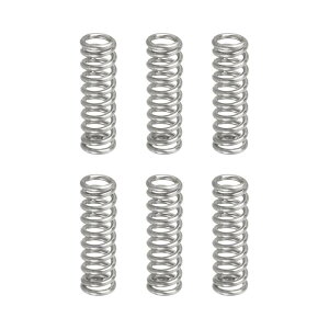 uxcell 6�� ���k�o�l 0.5mm ���C���[�a×3 mm �O�a×10mm ����304�X�e�����X�|�����o�l�{�[���y�����̓o�l �V���o�[
