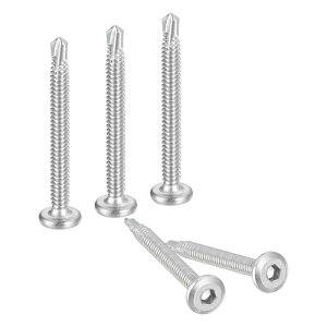 uxcell Zp`\PbgȍUB 4.8 x 50mm 410XeX|V[g^tbgwbhh˂100 Vo[