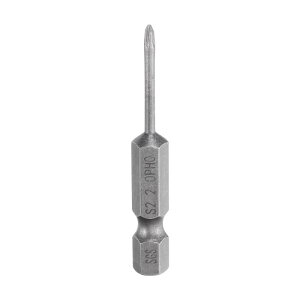 uxcell ��0 �t�F���v�X�h���C�o�[�r�b�g PH0 1/4 �w�b�N�X�V�����N 2 (50mm) ������ S2 �X�`�[�� �C���_�X�g���A�� �O���[�h �X�N�����[�h���C�o�[�r�b�g �N���X�w�b�h �d���h�����r�b�g 0.079 (2mm) 
