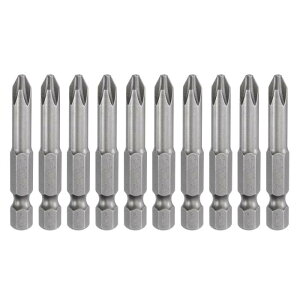 uxcell 10�� #2 �t�F���v�X�h���C�o�[�r�b�g PH2 1/4 �w�b�N�X �V�����N 2 (50mm) �����C S2 �X�`�[�� �C���_�X�g���A�� �O���[�h �X�N�����[�h���C�o�[�r�b�g �N���X �w�b�h �d���h���� �r�b�g 0.236 (