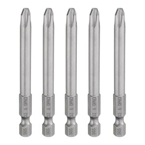 uxcell 5�� #3 �t�F���v�X�h���C�o�[�r�b�g PH3 1/4 �w�b�N�X �V�����N 3 (75mm) �����C S2 �X�`�[�� �C���_�X�g���A�� �O���[�h �X�N�����[�h���C�o�[�r�b�g �N���X �w�b�h �d���h���� �r�b�g 0.236 (6
