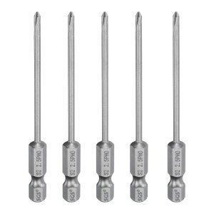 uxcell 5�� #0 �t�F���v�X�h���C�o�[�r�b�g PH0 1/4 �w�b�N�X �V�����N 3.15 (80mm) �����C S2 �X�`�[�� �C���_�X�g���A�� �O���[�h �X�N�����[�h���C�o�[�r�b�g �N���X �w�b�h �d���h���� �r�b�g 0.098