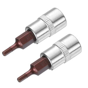 uxcell �h���C�u x H2.5(2.5 mm) �Z�p�r�b�g�\�P�b�g S2�X�`�[���r�b�g CR-V �\�P�b�g ���`�F�b�g�����` �X���C�h�o�[ �������b�h�ƈꏏ�g�p ����38 mm 6.4 mm 2��