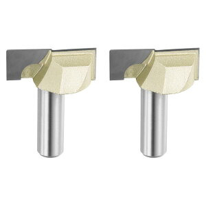 uxcell 2�Z�b�g �{�g���N���[�j���O���[�^�[�r�b�g1-5/8���a1/2�V�����N�J�[�o�C�h�`�b�v�J�b�^�[�T�[�t�F�C�X�v���[�j���O���[�^�[�r�b�g �؍H�v���[�j���O�p