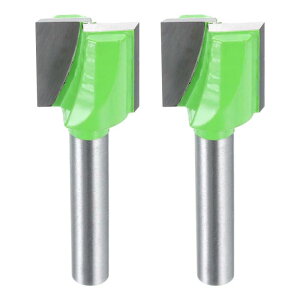 uxcell 2�Z�b�g�̃{�g���N���[�j���O���[�^�[�r�b�g1/4�V�����N�J�[�o�C�h��[�X�|�C���{�[�h�T�[�t�F�C�X�v���[�j���OCNC�����e�B�V���O�r�b�g �X���u�t���b�g�j���O�؍H�p 5/8�i16mm�j��