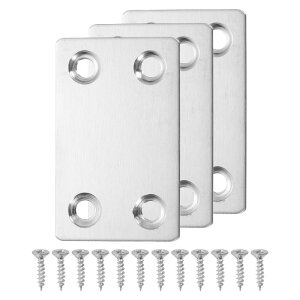 uxcell tbgCv[g XeXX`[ tbgXg[gu[Xu Pbg Cڍv[g lWt ؐƋ̃R[i[Œp 38x60 mm Vo[ 3Zbg