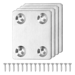 uxcell tbgCv[g XeXX`[ tbgXg[gu[Xu Pbg Cڍv[g lWt ؐƋ̃R[i[Œp 38x45 mm Vo[ 4Zbg