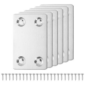 uxcell tbgCv[g XeXX`[ tbgXg[gu[Xu Pbg Cڍv[g lWt ؐƋ̃R[i[Œp 38x60 mm Vo[ 6Zbg