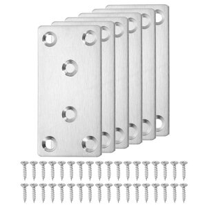 uxcell tbgCv[g XeXX`[ tbgXg[gu[Xu Pbg Cڍv[g lWt ؐƋ̃R[i[Œp 40x80 mm Vo[ 6Zbg