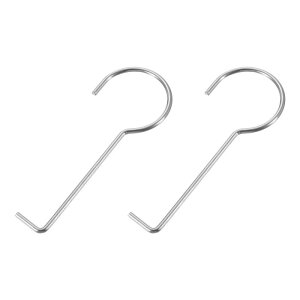 uxcell rグtbN 2 XeXraV[rtbN rJo[O 퐴|p 98 x 35mm Vo[