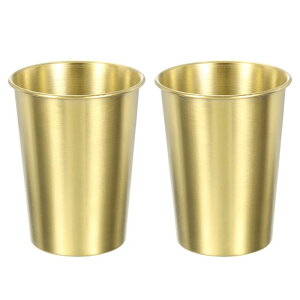 uxcell 2�� 304�X�e�����X�X�`�[���J�b�v 13.52oz/400ml�E�H�[�^�[�J�b�v����Ȃ�����Ȃ��������h�����N�^���u ���[�o�[���X�g����