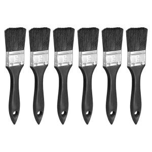 uxcell 6�{�Z�b�g �y�C���g�M 1.4�C���` �t���b�g�h���M �`�b�v�M ��PP�n���h�� DIY �A�[�g �Ƌ� �L���r�l�b�g �� �h�A �g�����p