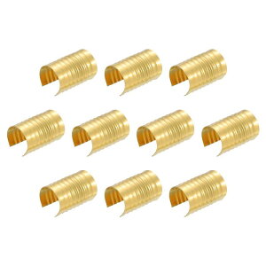 uxcell 160̃U[[vNbv 14 x 9mm̐܂肽ݎ~R[hGhNv ߉\Ȑ܂ԂNvR[hXgOU[t@Xi[ DIYNtgp F