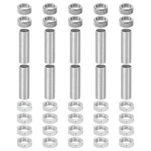 uxcell G4�����v�n�[�h�E�F�A���t���L�b�g M10x30mm�X���b�h�����v�p�C�v�j�b�v���R�l�N�^�[ �Z�p�i�b�g�\�P�b�g�L���b�v G4�d�����C�g�\�P�b�g�ɓK�� 10����