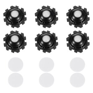 uxcell ZtAhq[VuLX^[zC[ vX`bN1.02 x 0.47" 360°]jo[TzC[ ~jLX^[zC[ ]XeBbL[v[[ Lb`Lrlbge[up(6