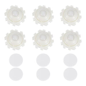 uxcell ZtAhq[VuLX^[zC[ vX`bN1.02 x 0.47" 360°]jo[TzC[~jLX^[zC[]XeBbL[v[[ Lb`Lrlbge[up(6 