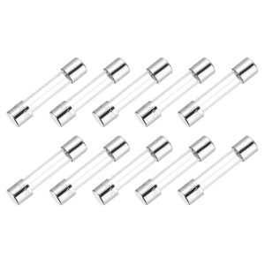 uxcell 6.3A 250V KXq[Y 5x20mm xq[Y UL F ƓdipX[u[q[Y(10pbN)