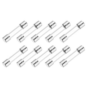 uxcell q[Y 0.5A 250V KXǃq[Y 6x30mm xq[Y ULFX[u[q[Y Ɠdip (10)