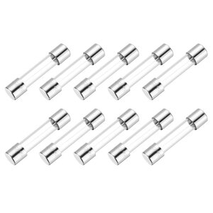 uxcell 8A 250V KXq[Y 6x30mm xq[Y UL FX[u[q[Y Ɠdip(10 pbN)